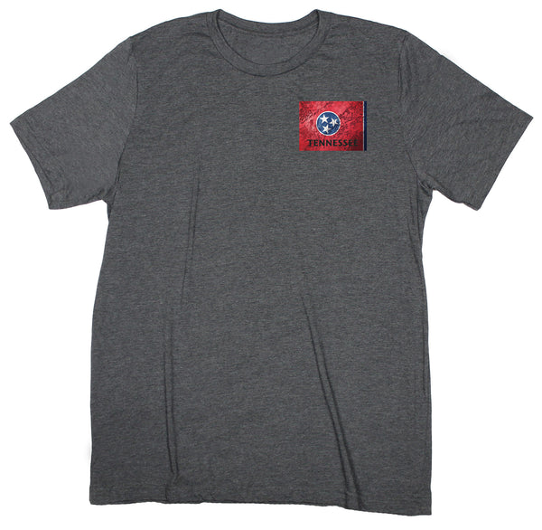 Tennessee Flag Ripped T-shirt