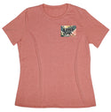 Tropical Earth Tones Women's Ripped T-shirt