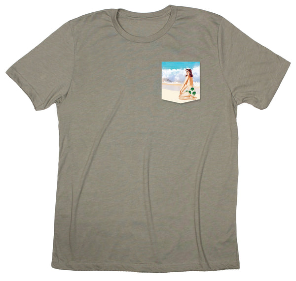 Vintage Palms Pin-up Pocket T-shirt