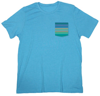 Watercolor Stripe Pocket T-shirt