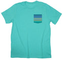 Watercolor Stripe Pocket T-shirt