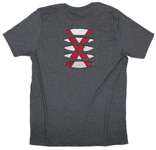 Buy dark-grey Alabama Flag Ripped T-shirt