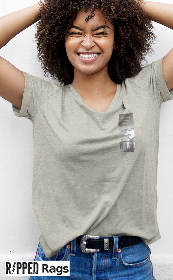 All People "Diversity Equity Inclusion" Women's Ripped T-shirt