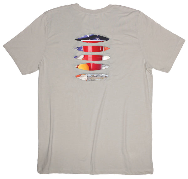 American Beer Pong Ripped T-shirt