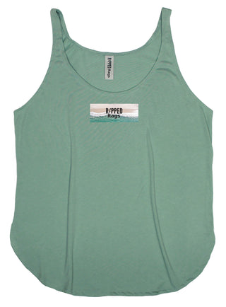 Buy womens-stonewash-green-tank Arriving Waves Women&#39;s Tank Top