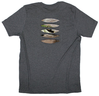 Buy dark-grey Awesome Alligator Ripped T-shirt