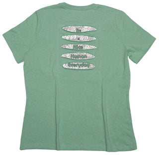 Buy womens-prism-green-crew Daisies &quot;Be a Nice Human Everyday&quot; Women&#39;s Ripped T-shirt