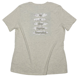 Buy womens-prism-ivory-crew Daisies &quot;Be a Nice Human Everyday&quot; Women&#39;s Ripped T-shirt