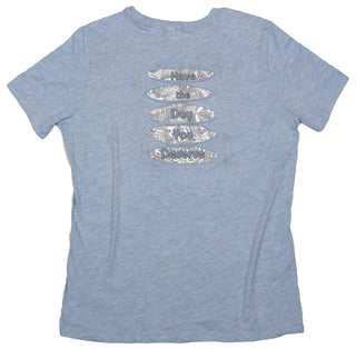 Buy womens-prism-blue-crew Butterflies &quot;Have the Day You Deserve&quot; Women&#39;s Ripped T-shirt