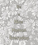 Daisies "Be a Nice Human Everyday" Women's Ripped T-shirt