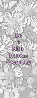 Daisies "Be a Nice Human Everyday" Women's Ripped T-shirt