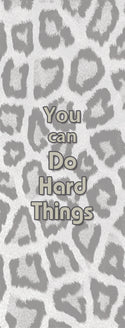 Leopard "You can Do Hard Things" Women's Ripped T-shirt