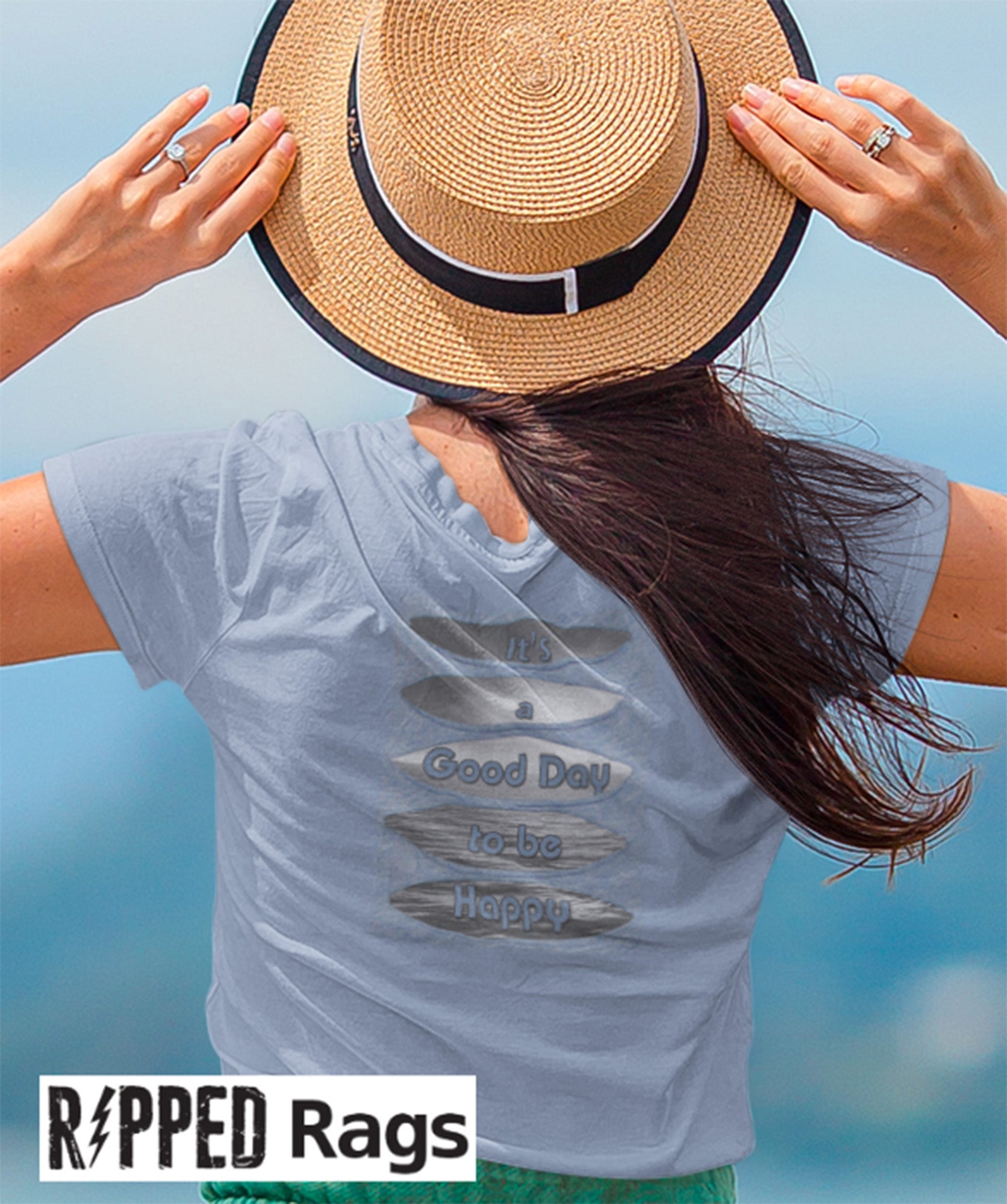 Ripped Rags T-shirts for Men and Women with Real Rips!