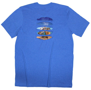 Buy royal Battered Boat Ripped T-shirt