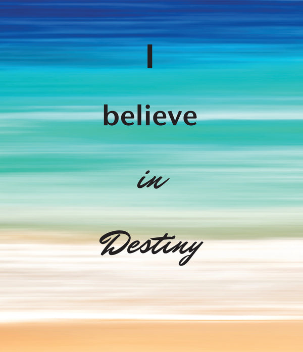 Beach "I Believe in Destiny" Women's Ripped T-shirt