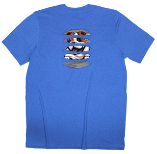 Buy royal Beefy Bulldog Ripped T-shirt