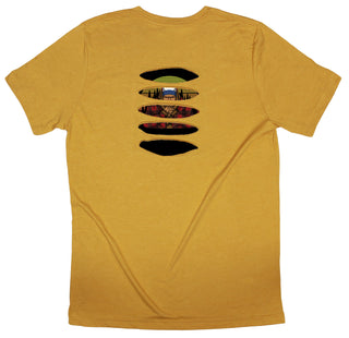 Buy mustard Big Foot Trucker Ripped T-shirt