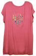 Women's Mauve V-neck Top