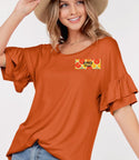 Citrus Surprise Women's Ripped Tunic