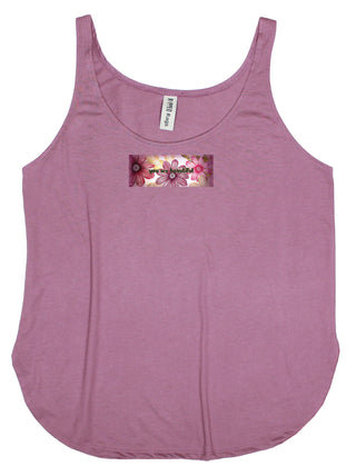 Buy womens-shiraz-tank Claret Delight &quot;You are Beautiful&quot; Women&#39;s Frayed Patch Tank Top