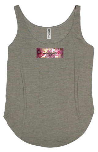 Buy womens-ash-tank Claret Delight &quot;You are Beautiful&quot; Women&#39;s Frayed Patch Tank Top