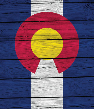 Ripped Rags Colorado Flag Ripped T-shirt