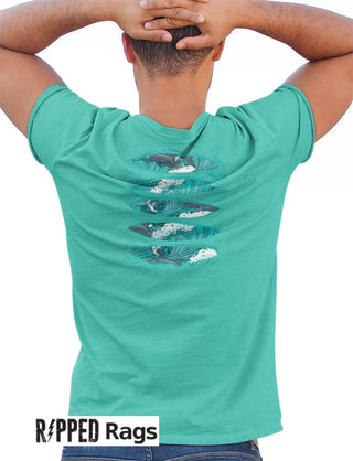 Dolphin Tsunami Ripped T-shirt