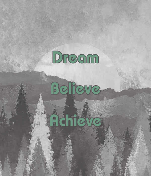 Forest "Dream Believe Achieve" Women's Ripped T-shirt