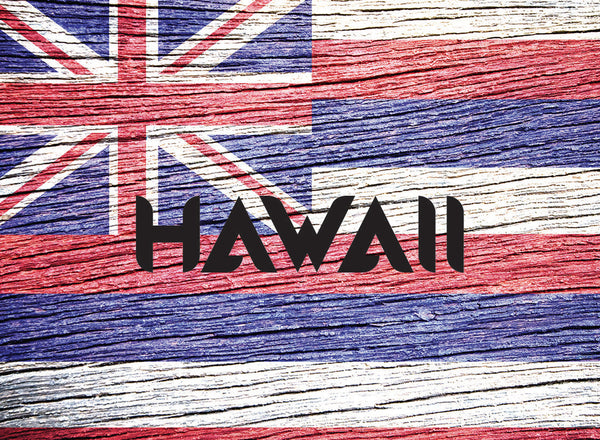 Hawaii Flag Ripped T-shirt