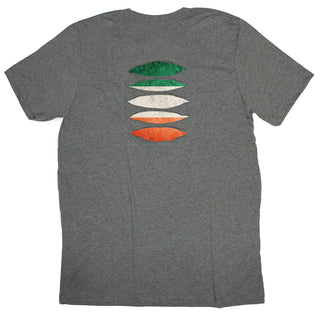 Buy deep-grey Ireland Flag Ripped T-shirt