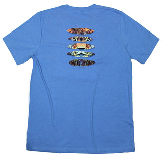 Buy columbia-blue Lone Lion Ripped T-shirt