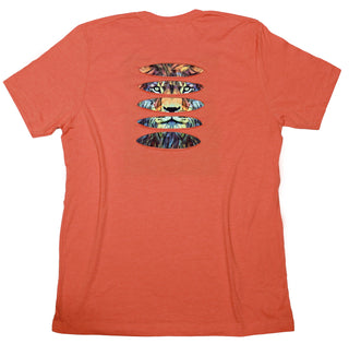 Buy orange Lone Lion Ripped T-shirt