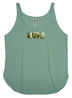 Women's Stonewash Green Tank