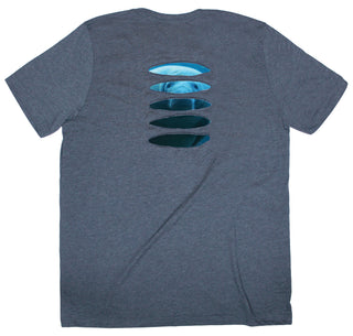 Buy navy Meek Manatee Ripped T-shirt