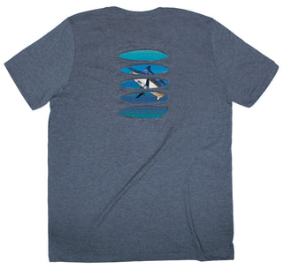 Buy navy Mighty Marlin Ripped T-shirt