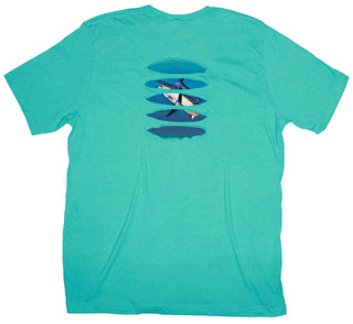 Buy sea-green Mighty Marlin Ripped T-shirt