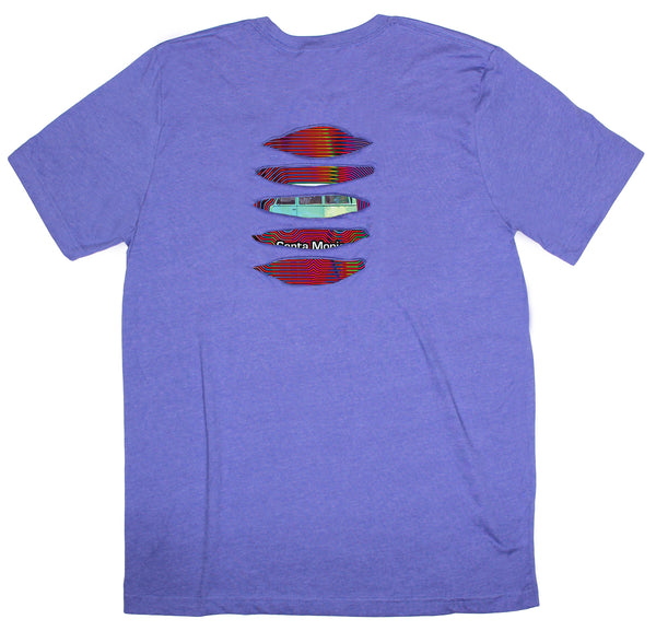 Psychedelic Bus Ripped T-shirt