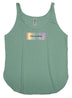 Women's Stonewash Green Tank