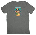 Retro Hula Girl Ripped T-shirt