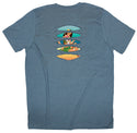 Retro Hula Girl Ripped T-shirt