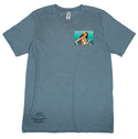 Retro Hula Girl Ripped T-shirt