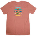 Retro Hula Girl Ripped T-shirt