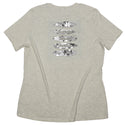 Scattered Flowers "Gratitude Serenity Freedom" Women's Ripped T-shirt