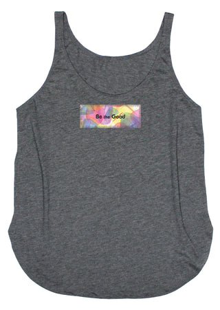 Buy womens-charcoal-tank Sheer Petals &quot;Be the Good&quot; Women&#39;s Tank Top