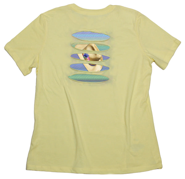 Spring Cowgirl Hat Women's Ripped T-shirt