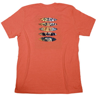 Buy orange Tough Tiger Ripped T-shirt