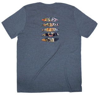 Buy navy Tough Tiger Ripped T-shirt