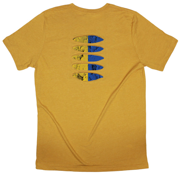 Ukraine Flag Ripped T-shirt