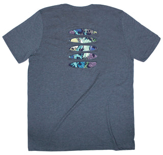 Buy navy Underwater Paradise Ripped T-shirt