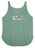 Women's Stonewash Green Tank